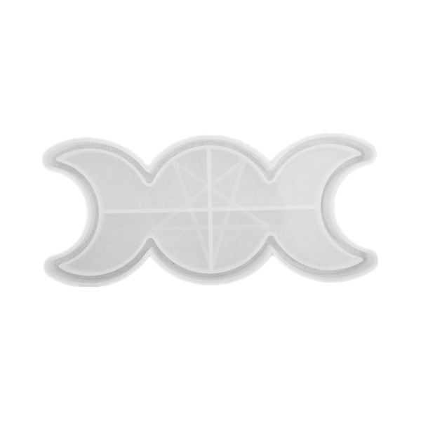 1 st smyckeskrinform i silikon (15,8 x 7 cm, vit)