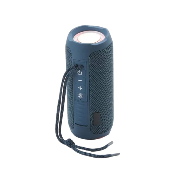 Insättning av Bluetooth -högtalarkort Bärbar LED Bluetooth -ljudgåva FM liten högtalare（Blå）