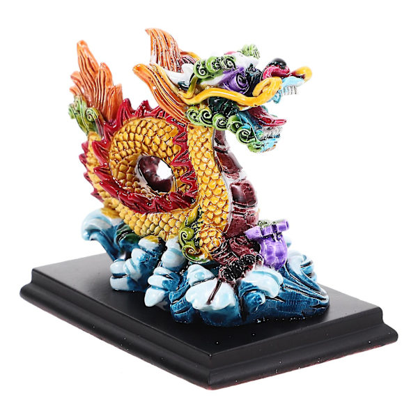 Drakformad staty drake staty hartsstaty drake dekoration (7.5X7X5CM, som visas i figur 2)
