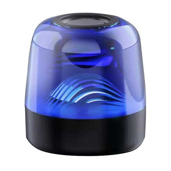 LED Bluetooth-högtalare, trådlös nattlampa, bra present till flickor, pojkar, barn och tonåringar 20240217 (blå)