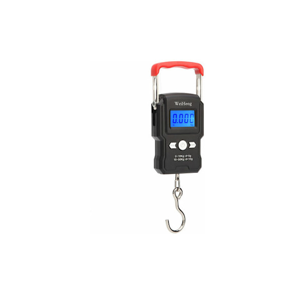 Hängande krokskala, dubbel precision, LCD-bakgrundsbelysning, 50 kg / 5 g