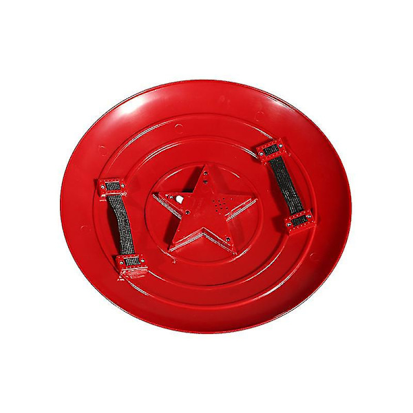 Captain America Shield 33cm Barnljus Ljudsköld Lysande Rekvisita Halloween Performance（BLÅ 32cm）