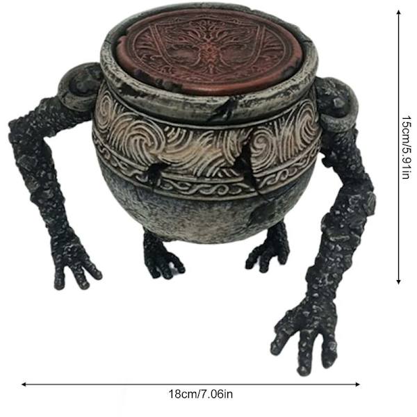 Elden Ring Pot Boy Statyer med inbyggda LED-lampor, Elden Ring Merchandise Pot Figurer Bordslampa Present till Spelfantaster