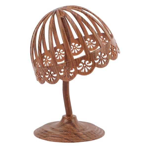 Köpcenter perukställ konsol Pe hattställ skrivbord hatt displayställ garderob hattställ (20.00X12.70X12.70CM, vit)