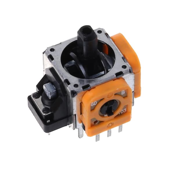 3d Analog Joystick Stick Thumb Stick Modul Ersättning (Gul)