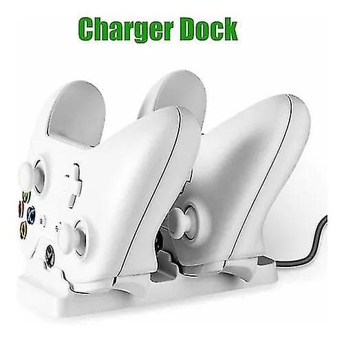 Fosmon Xbox One/one X/one S Controller Charger, [dubbel slot] Hög hastighet Docking