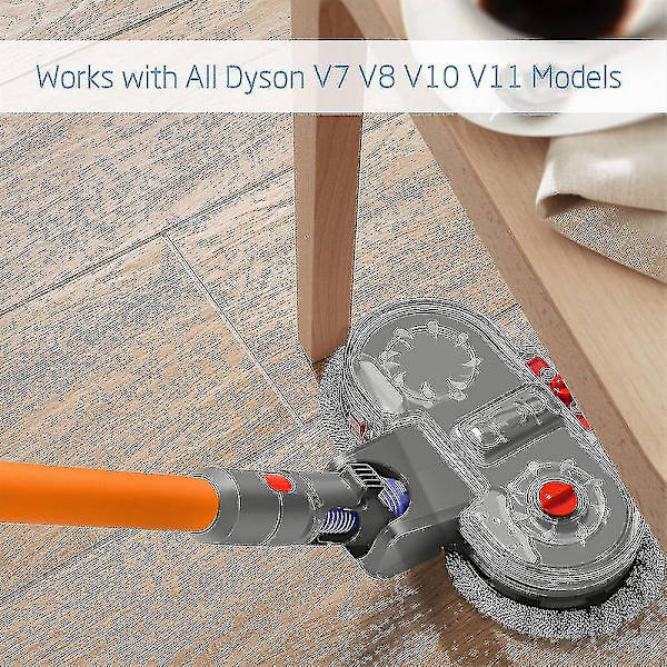 Elektrisk mopptillbehör för Dyson V7 V8 V10 V11 V15 dammsugare, våt och torr Dyson mopp och moppborste