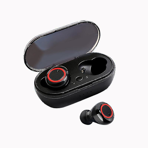 Y50 Bluetooth True Wireless In-ear Bluetooth 5.0 Lyd (svart rød)