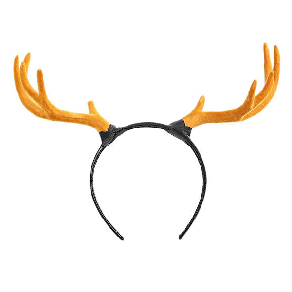 1 st Antler Hårband Kostym Tillbehör för Cosplay Foto Festival Maskerad Bal Halloween Scenföreställning (Storlek 1, som bilden visar)