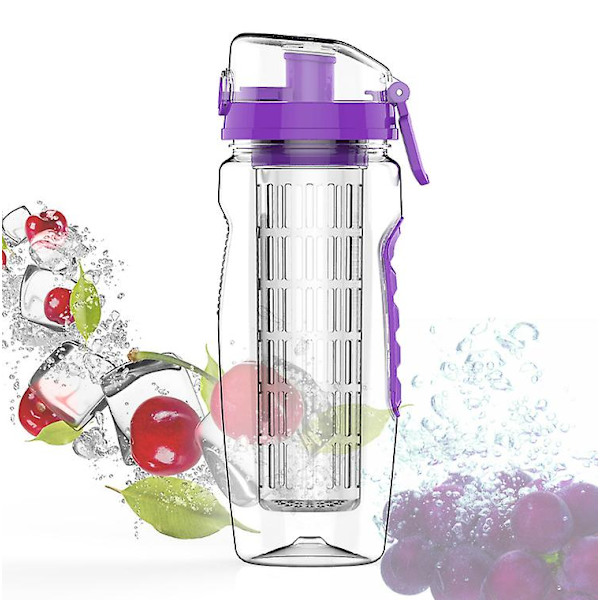 900 ml BPA-fri fruktinfuser juicemixer (lila)