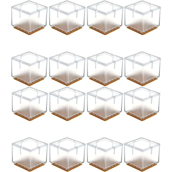 16 x Silikon Golv Stol Ben Skydd Stol Ben Skydd Öppning Skydd Möbler Bord Skydd Bord Möbler Stol Ben Skydd Skydd