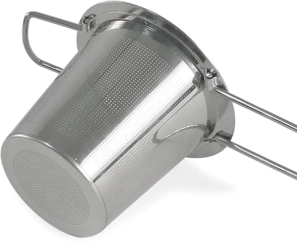 Rostfritt stål tesil, en hopfällbar tesil