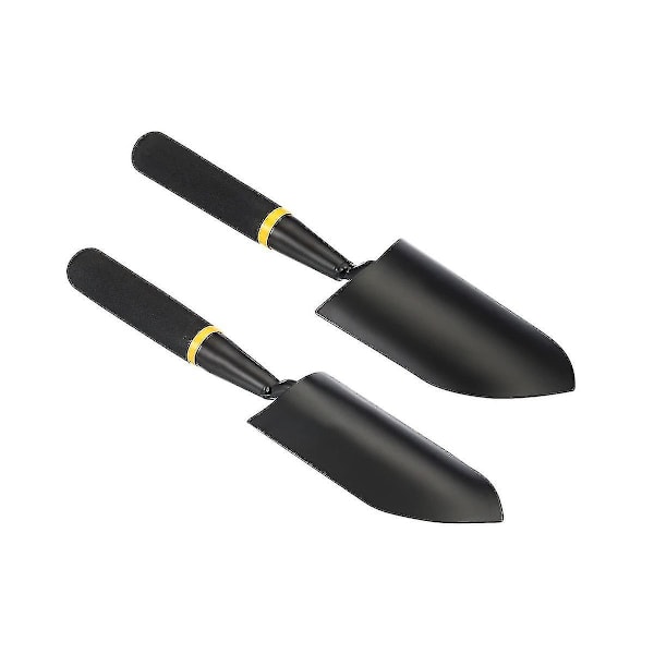 4 stk manganstål hagespade (svart/gul)