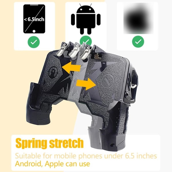 För Pubg Moible Controller Mobile Game Pad Grip Joystick Gaming Trigger Grip