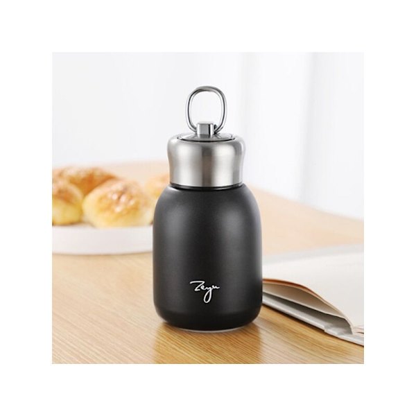 300ML Fashion Mini Kaffe Vakuumkolv Söt Rostfritt Stål Termos Bärbar Resevattenflaska Kopp