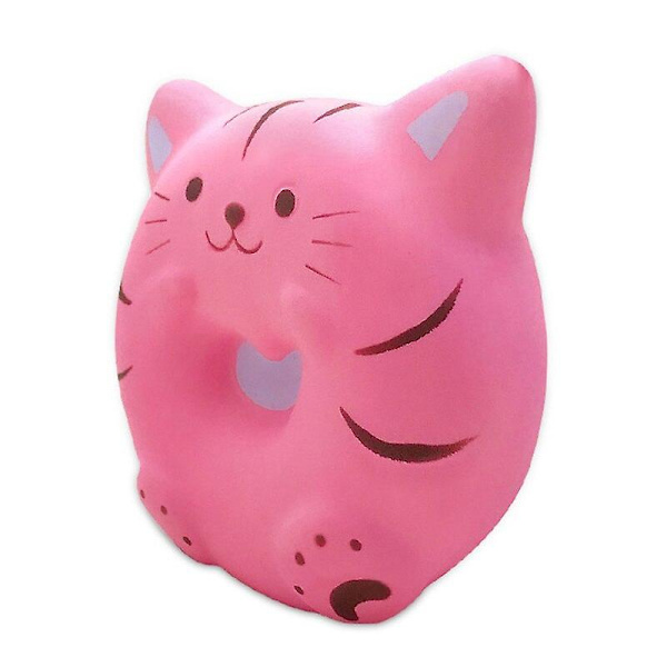 Kawaii tecknad rosa panda munk squishy långsamt stigande kläm leksaker för barn baby vuxna dekompressionsleksaker 10*9.5*3.5 cm