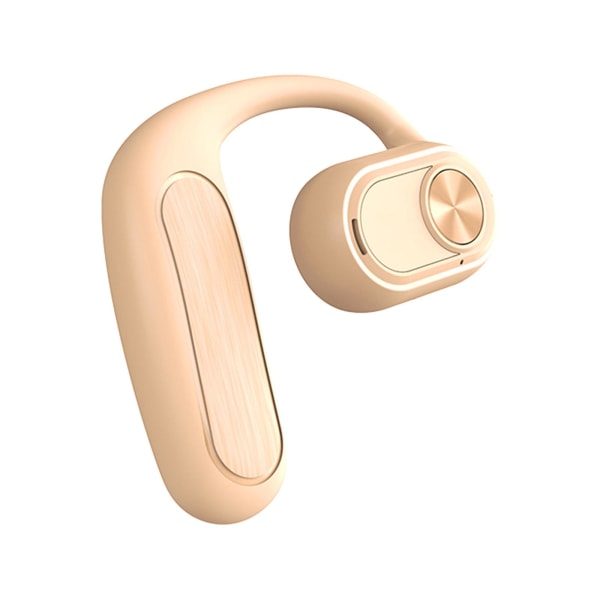 Trådlösa intelligenta Bluetooth hörlurar Single Ear Hängande stereohörlurar FAN0563（Beige）