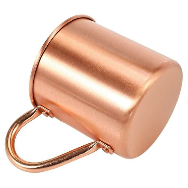 Ren koppar Moskva Mule Mug Solid Smooth utan innerfoder för coola cocktailölmuggar