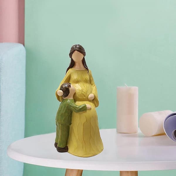 Modern heminredning Mor och barn staty (Mor och barn skulptur)