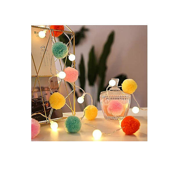 30 LED-strålkastare 10 fot boll bobble juldekorationer sovrumsfestljus