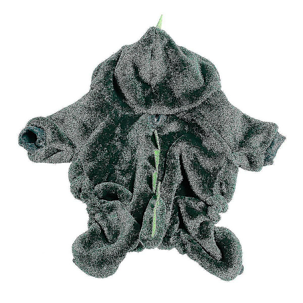Dinosaurie Vinter Varma Husdjur Hundkläder Valp Katt Fleece Jacka Rock För Små Hundar Jd（L，Ljusgrön）