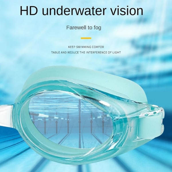 Ebluemyopia600 Simglasögon Simglasögon för närsynthet Anti-imma Anti-UV Lämplig för unisex vuxna simglasögon Speed Socket (Blå Myopia600)