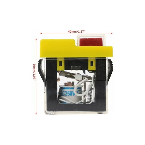 KJD6 5E4 250V vattentät elektromagnetisk strömbrytare magnetisk startknapp avstängningsskydd självlåsande strömbrytare KJD20
