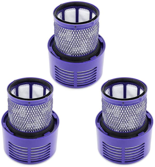 3-pack ersättningsfilter för Dyson V10-serien V10 Absolute, Animal