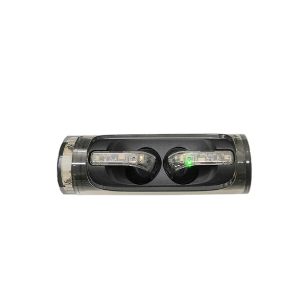 Trådlösa Bluetooth-hörlurar Transparent Spacecraft Hög Batteri Och Lång Uthållighet Bluetooth-hörlurar Automatisk Parning（Svart）
