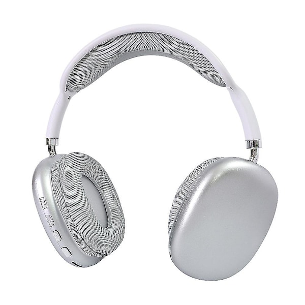 P9 Pro Max Bluetooth-hörlurar Trådlösa hörlurar Huaqiang North（silver）