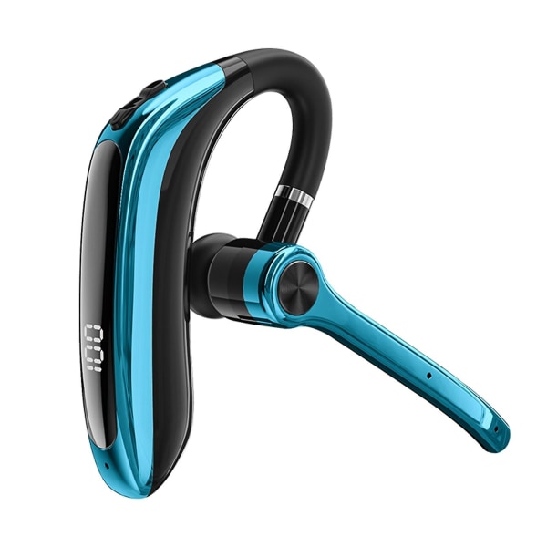 Bluetooth 5.3 Öronmonterade Långdistans Ledda Samtal Brusreducering Digital Display Sport In Ear Trådlösa Öronproppar（Blå）
