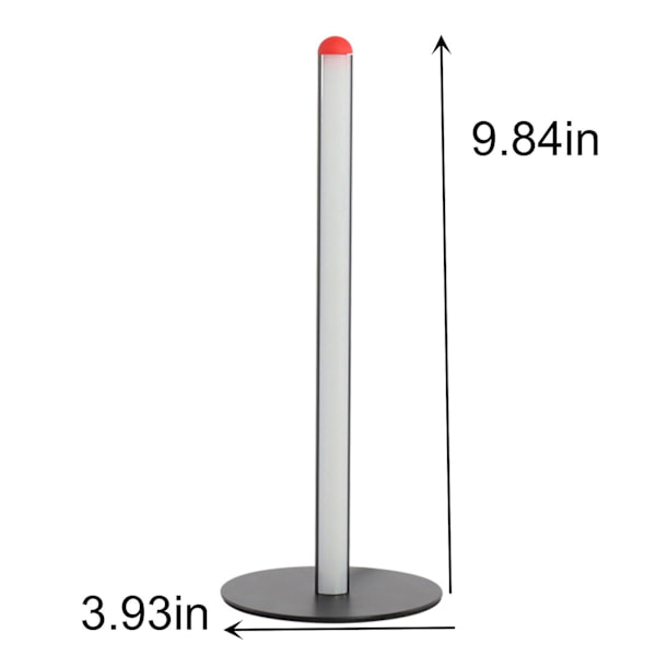 Ny golvlampa Succinct Nordic vardagsrum sovrum bordslampa kreativt hotell sänglampa soffa atmosfärlampa (höjd: 9,84 tum)（Svart）