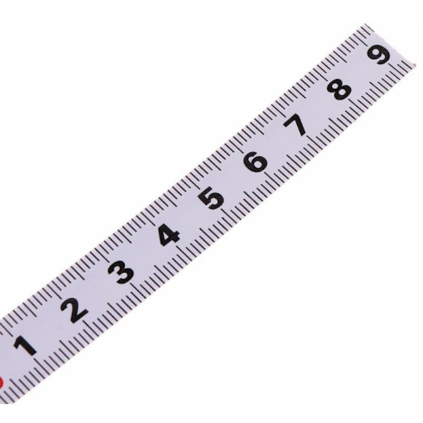 Självhäftande måttband från Gap, vänster till höger, höger till vänster, 1/2/3/4/5M på båda sidor av mitten (4M, höger till vänster)