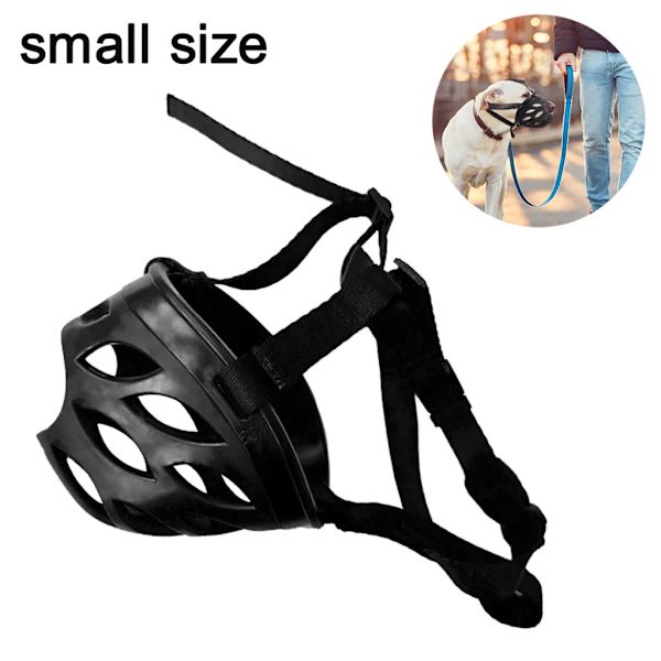 Hundmunstycke, Andningsbart Korg för att Förhindra Skällande, Biting och Tuggande, Människomunstycke för Små, Mellan, Stora och Jätte Stora Hundar, S 28cm, Svart