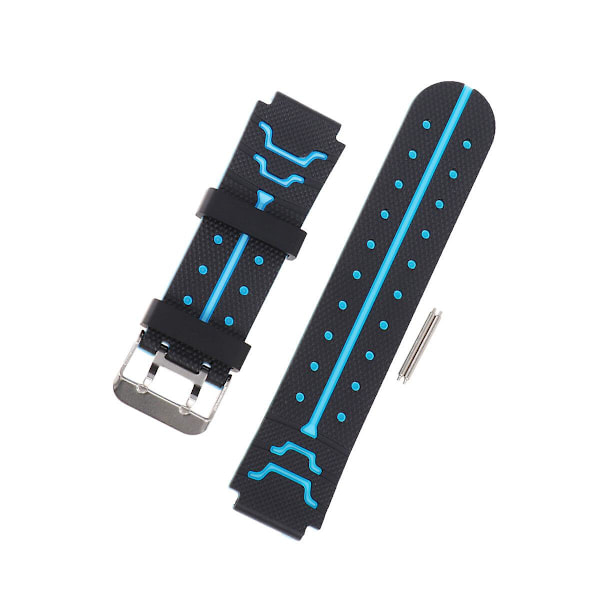 Fjärde generationens barnklocka armband barnkläder klockarmband (svart och blå) (M, blå)