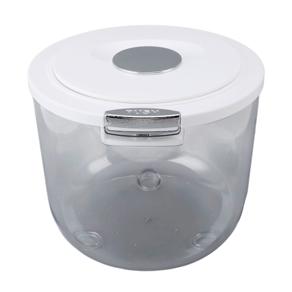 Risbehållare Stor Kapacitet Transparent Förseglad Ris Förvaringsbehållare Hink Risdispenser för Ris Korn Mat Köksartiklar 10kg/22.0lb Kapacitet