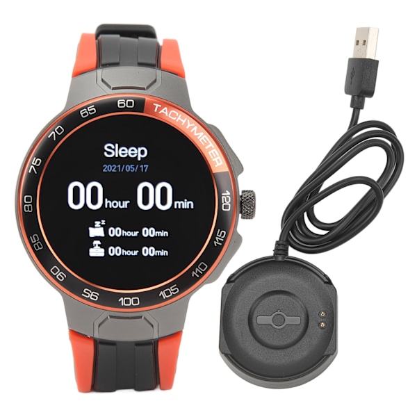 Aktivitetsmätare Deluxe, Anpassningsbara Urtavlor Smartklocka Med Hälsoövervakning, HD AMOLED-skärm, GPS-tracker, Väderdisplay, Flera Sporter