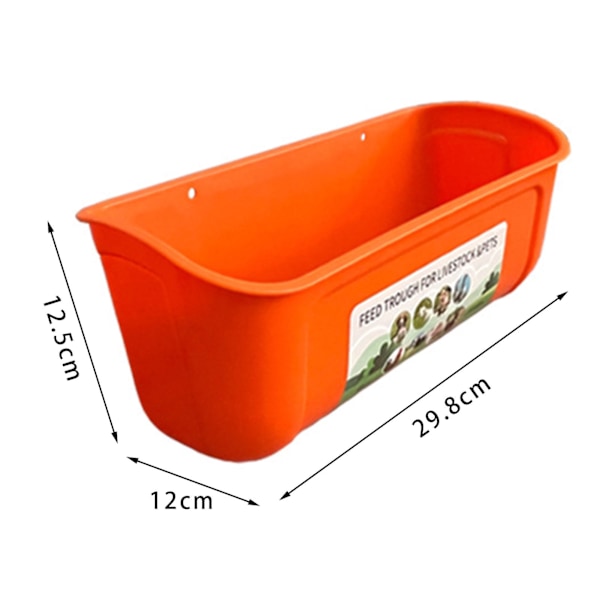Kycklingfoder Tråg Fjäderfämatare med Klämmor Hängande Kycklingfoder Tråg Set 2st, Stor Kapacitet, BPA-Fri