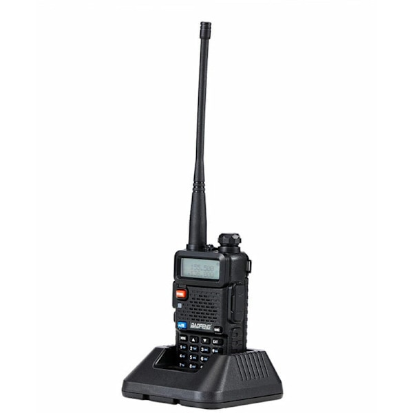 Bärbar Tvåvägsradio för Dubbelbands Transceiver, FM-sändningsband med VOX-funktion, CTCSS CDCSS för VHF UHF Frekvensområde, 1800mAh Batteri för