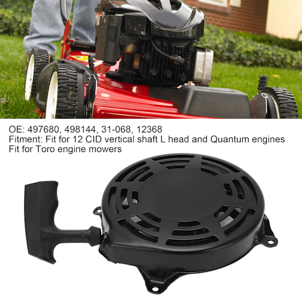Quantum Engines Precisionshantverk, Briggs Stratton-kompatibel startapparat, utsökt utförande säkerställer smidig drift för bred