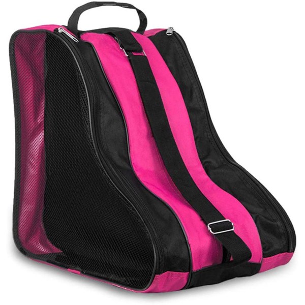 3-lags åndbar skøjte-bæretaske til børn, pink