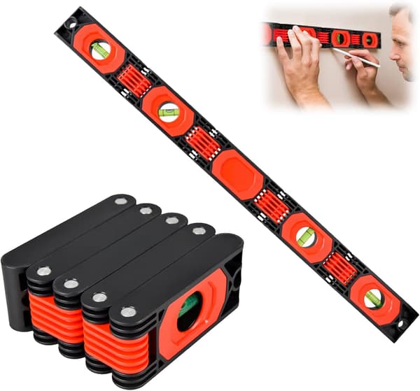 60 cm vikbart magnetiskt vattenpass, mini elektriker magnetiskt sp