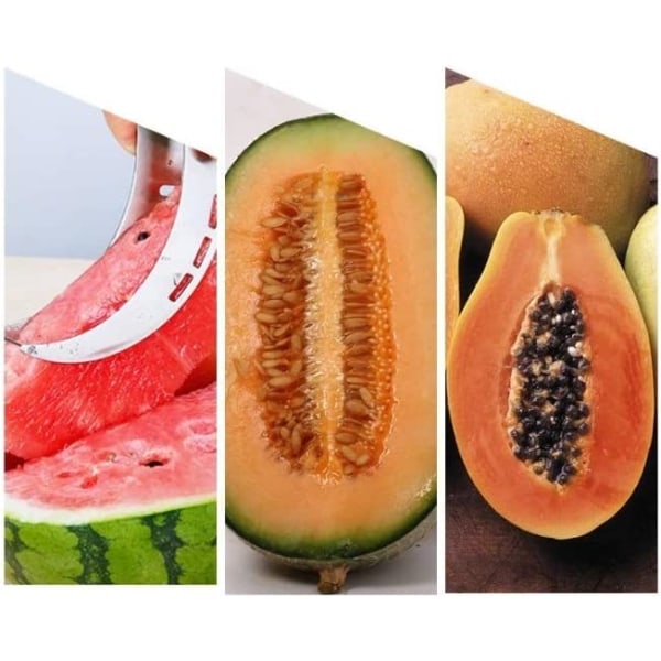 Rustfritt vannmelonskivekutter for vannmelon