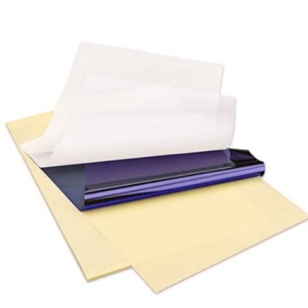 Tattoo Artisan's Essential, Avancerat material stencil överföringspapper klar ren överföring för professionell tatuering, 4 lager papper termisk kopiator