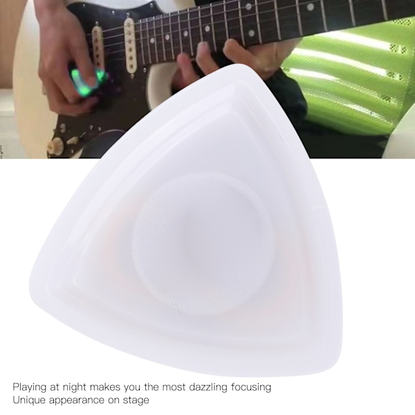 Självlysande Plektrum för Gitarr, Förbättra Din Scennärvaro med Högkänslig LED för Gitarrister