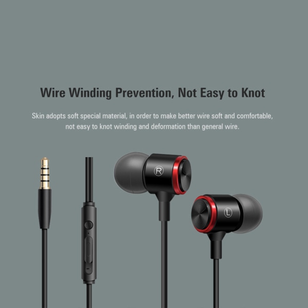 Brusisolerande in-ear hörlurar för IPhone, IPad, Samsung, etc