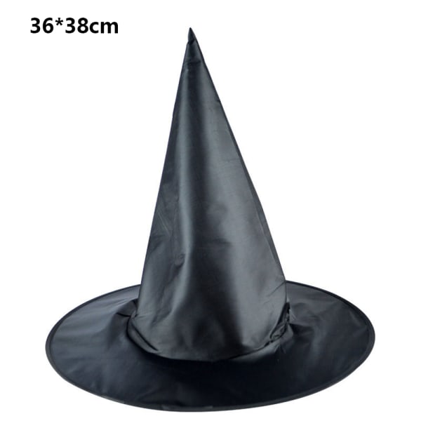 8-paks Halloween-kostyme heksehatt Cap heksetilbehør