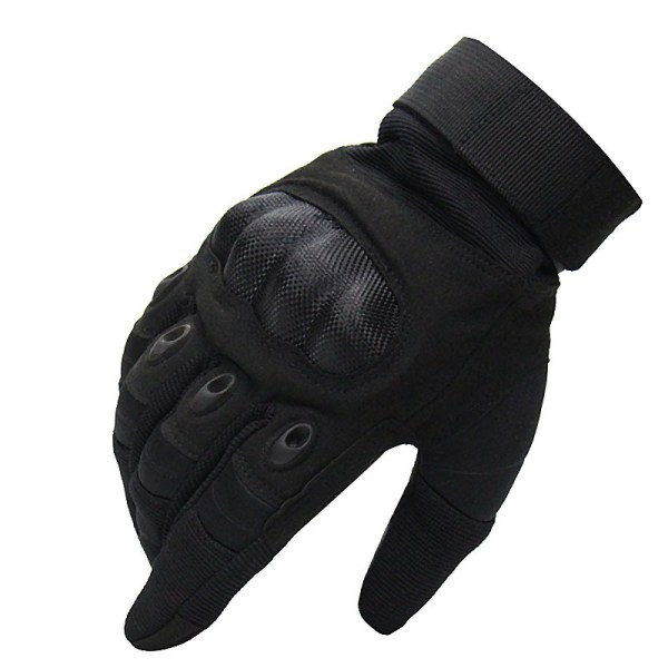 Taktiske handsker, berøringsskærms militærhandsker, sorte