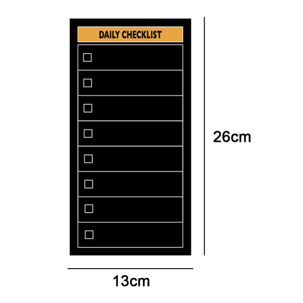 Magnetisk whiteboard selvklebende for glatte overflater 43X30Cm Dag