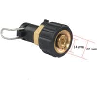 Högtryckstvättadapter, M22 14mm slanganslutning